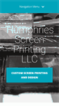Mobile Screenshot of humphriesscreenprinting.com